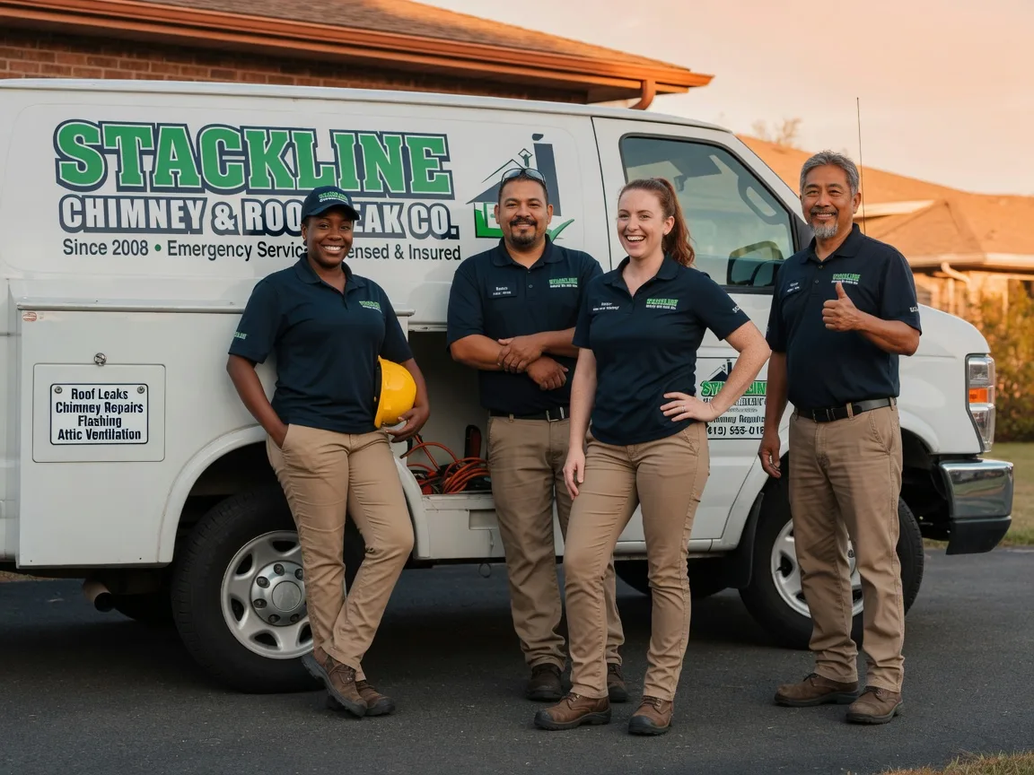 Chimney flashing repair company in Macksville, KS